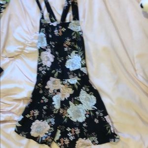 H&M floral overalls